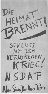 Solche Flugblätter wurden 1945 im Ruhrgebiet verteilt