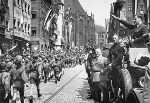 NSDAP-Parteitag Nürnberg 1933 mit Julius Streicher und Baldur von Schirach 