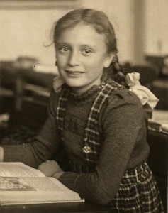 Ingeborg Heise als Schülerin