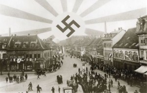 Postkarte aus Frankenthal 1933