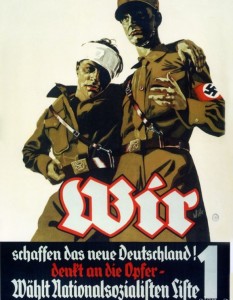 Werbeplakat der SA vor 1933