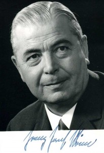Ministerpräsident Franz-Josef Röder (CDU)
